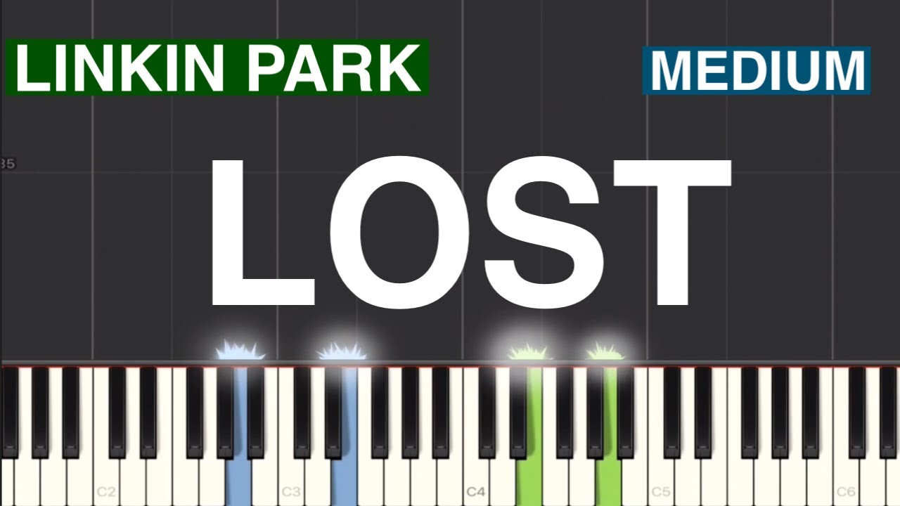 Linkin Park - Lost Piano Tutorial | Medium