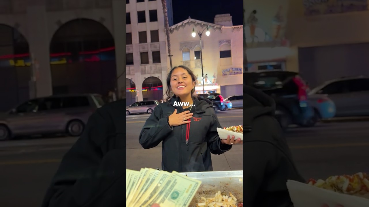 She's ONLY 15 selling food by HERSELF 🥺❤️