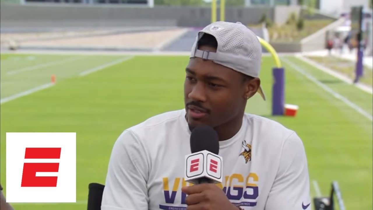 Stefon Diggs interview at Vikings training camp [July 28, 2018] | ESPN