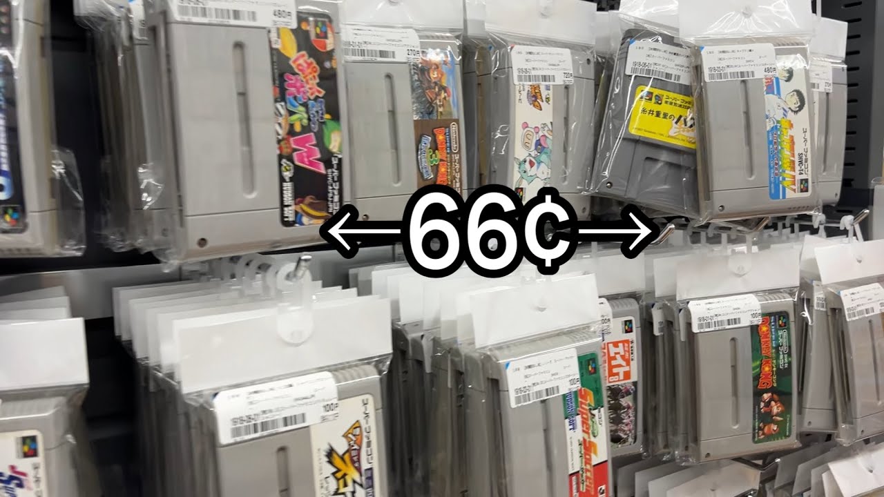 Craps or fortunes? I went to a local Japanese thrift shop to explore super NES retro games.