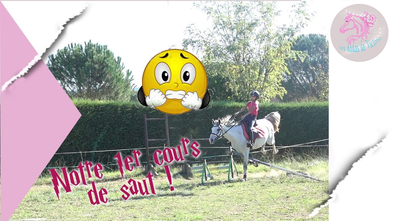 {VL😵G}   Mon cheval saute pour la 1ère fois !