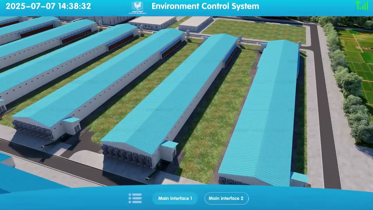 HIGHTOP Poultry Equipment: Smart Modern Farm Planning 3D Video#layerfarm #chickenfarm #broilerfarm