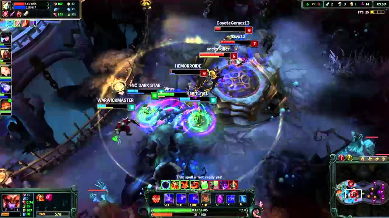 League of Legends - Hexakill Gamemode on Twisted Treeline Gameplay October 2014 - 6v6