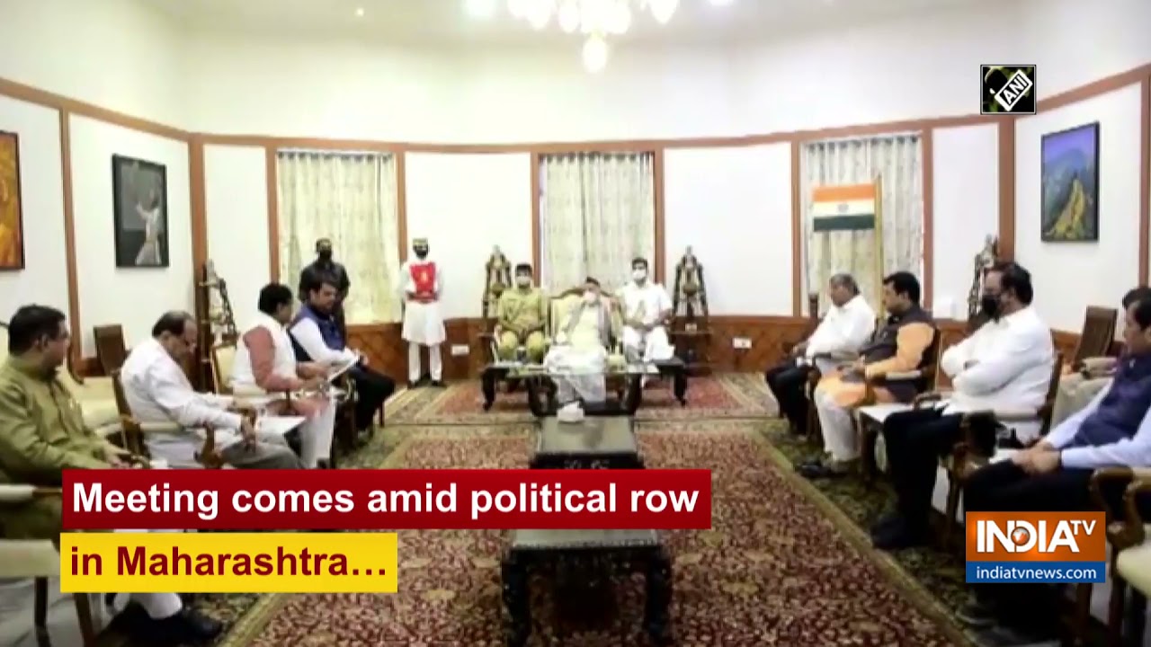 BJP delegation meets Maharashtra Governor