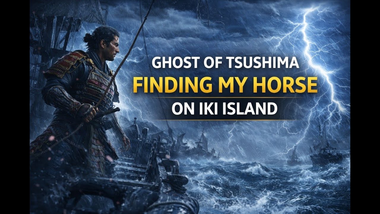 Ghost of Tsushima Iki Island 🌩️ | Mera Ghoda Kahan Gaya? 😱 Epic Storm Scene!🎮