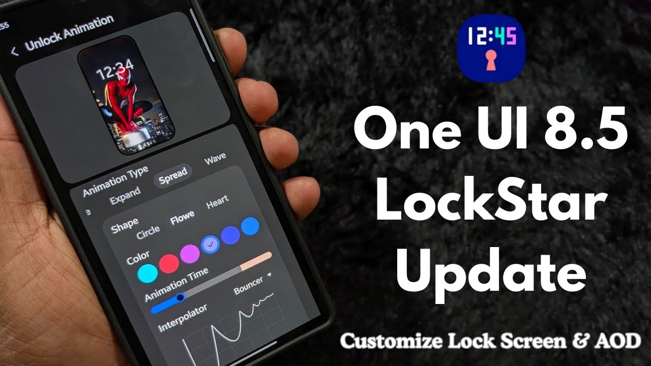 Good Lock LockStar Update | One UI 8.5 New Unlock Animation Effects & AOD Brightness Settings