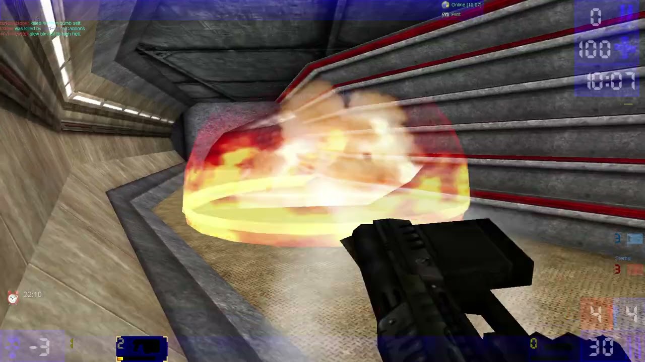 Playing some classic RocketX capture the flag maps