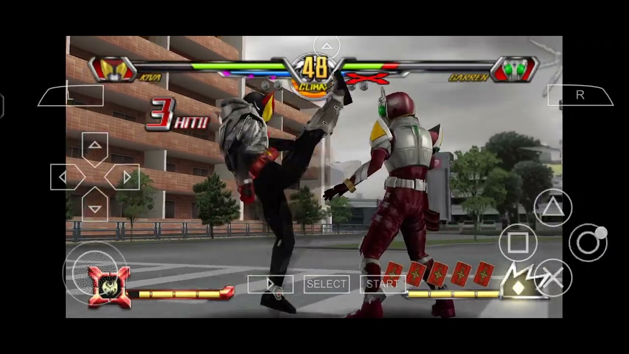 Kamen Rider Super Climax Heroes; Kamen Rider Kiva Vs Kamen Rider Garren Fight Gameplay.