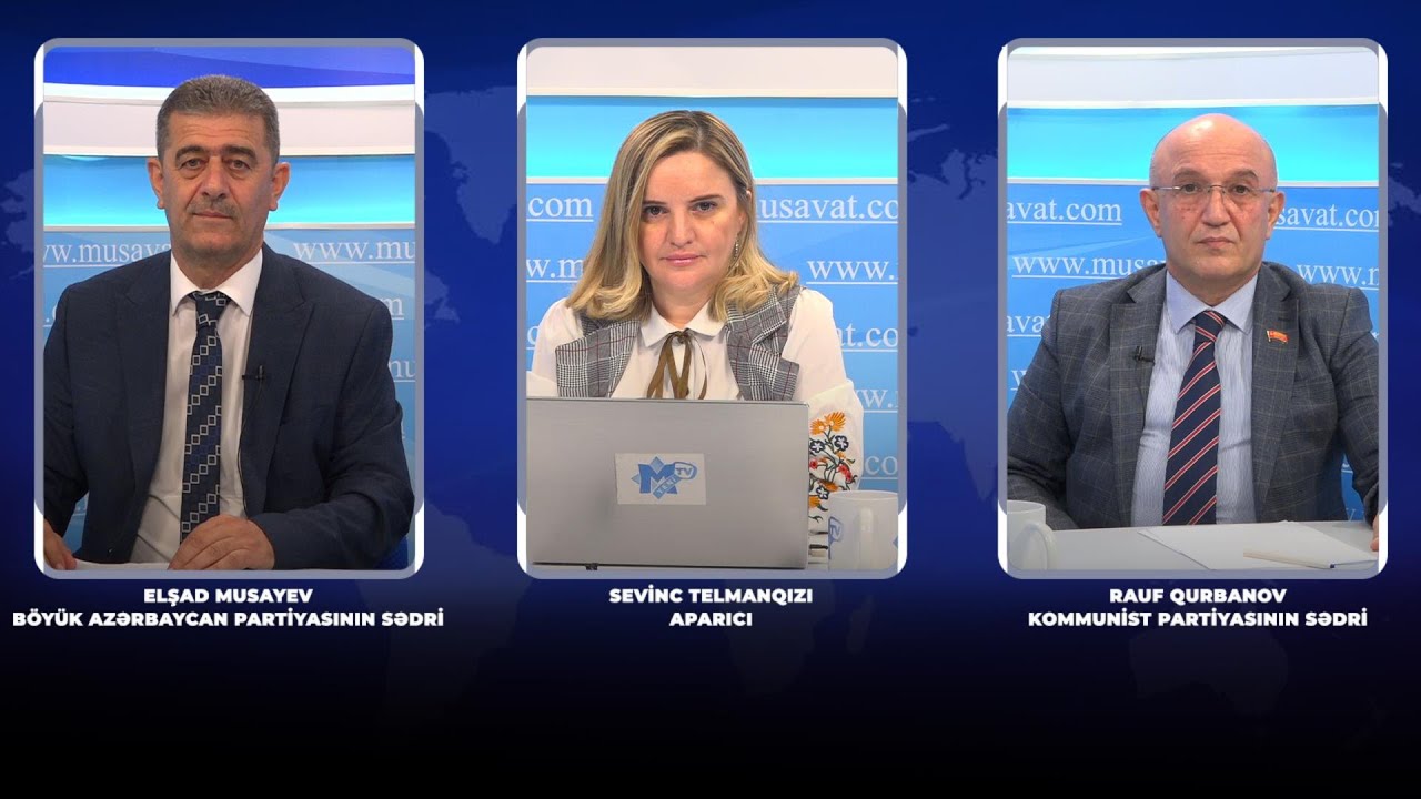 Kommunist Rauf Qurbanovla millətçi Elşad Musayevin  duel kimi 