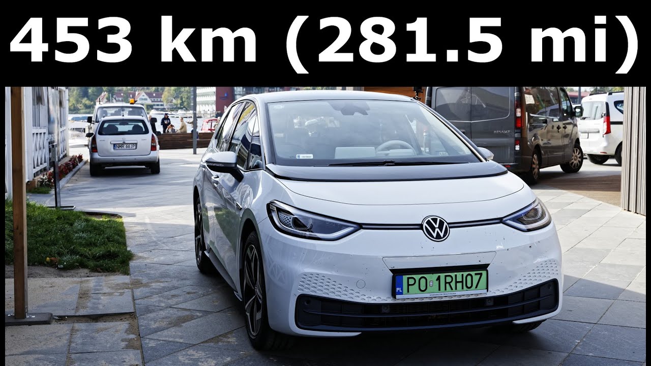 Volkswagen ID.3 Pro Performance (58 kWh) range: real-life test. 5.2 mpkWh 122 Wh/km :: [1001cars]