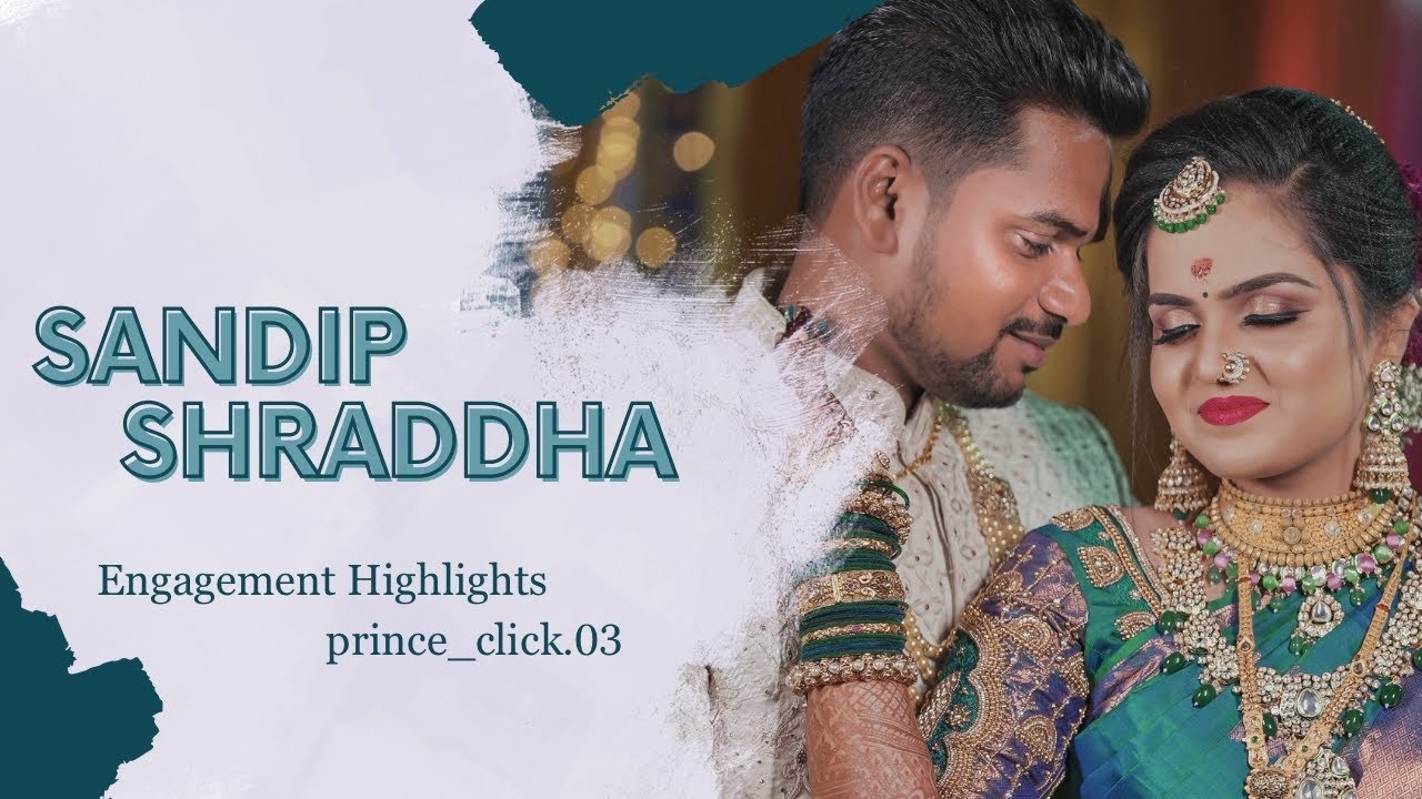 Sandip & Shraddha // Best Engagement Highlights 2023 // By:- Prince Photography (prince_click.03)