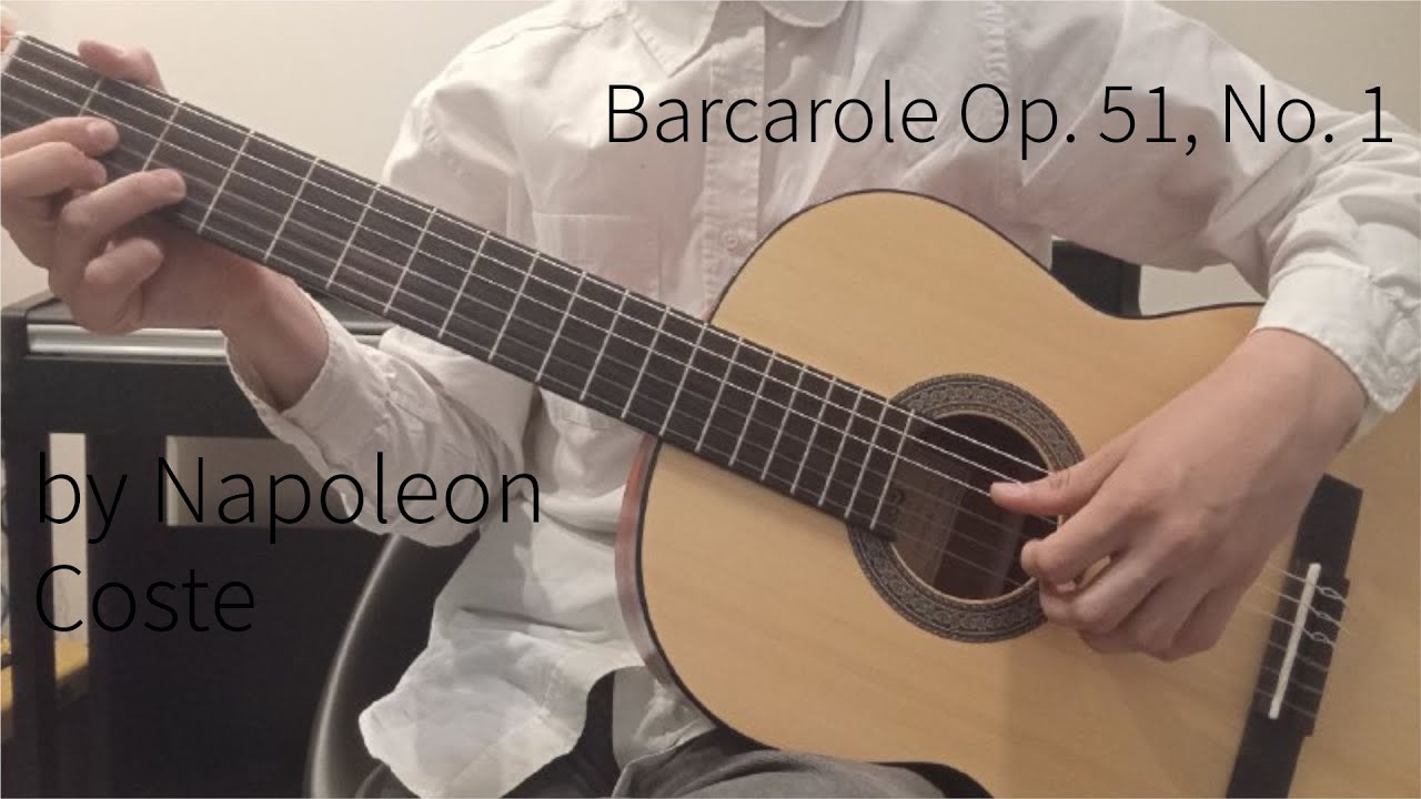 Barcarole Op. 51, No. 1 by Napoleon Coste