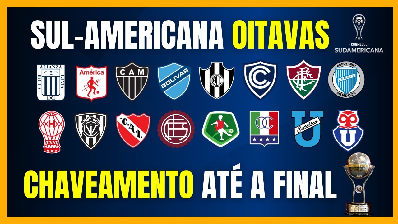 SUL-AMERICANA | DUELOS DAS OITAVAS | CHAVEAMENTO AT&Eacute; A FINAL