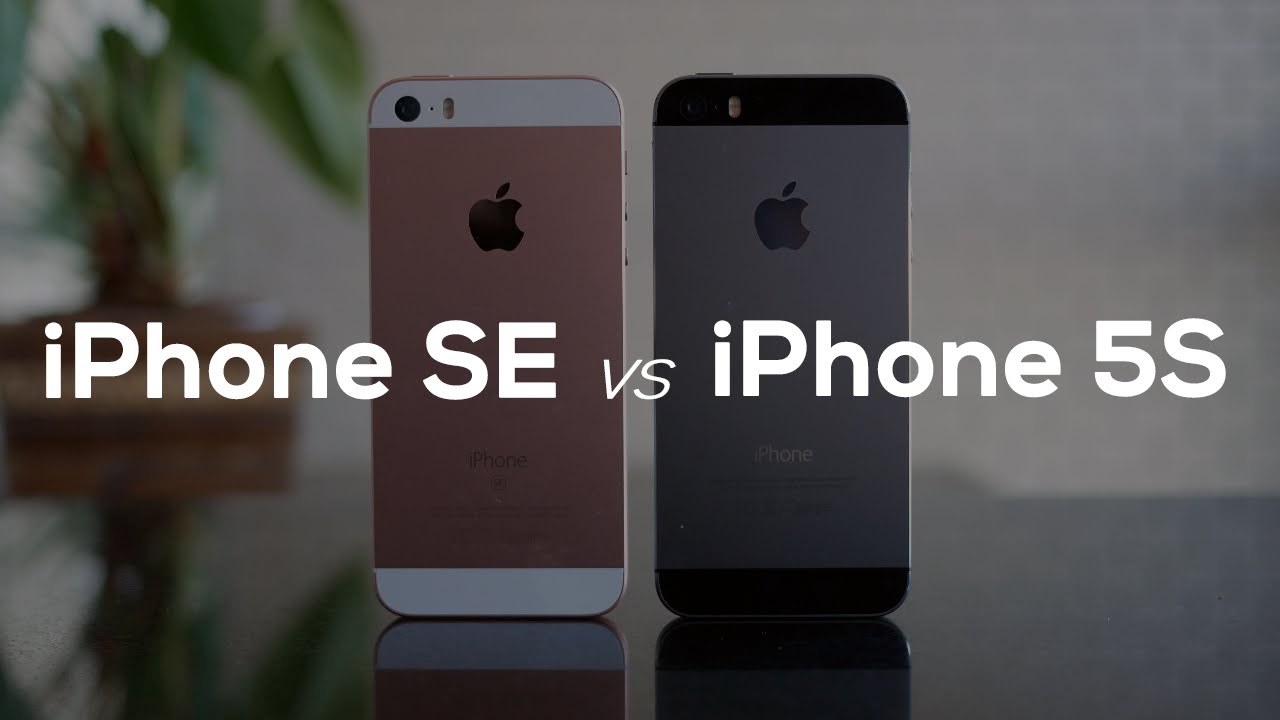 iPhone SE vs iPhone 5S - Comparação