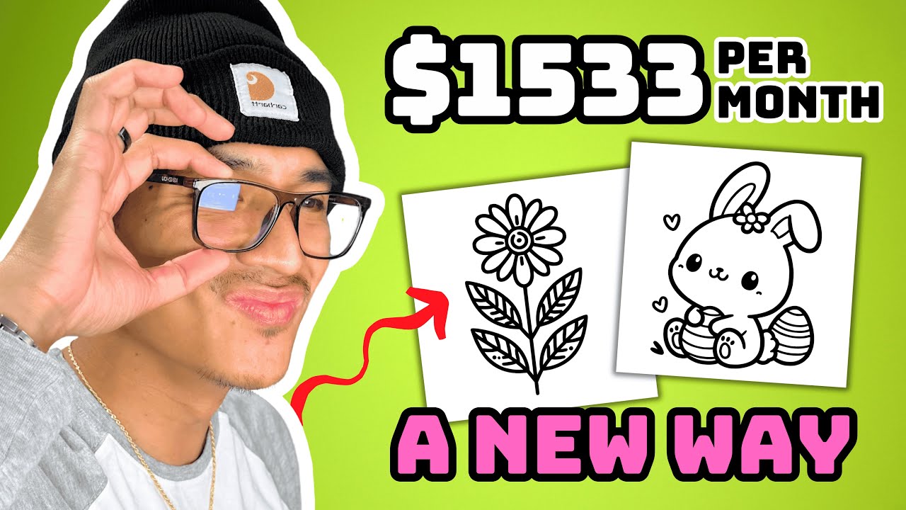 Turn Simple KDP Coloring Pages Into $1500+ Monthly Income in Minutes! (Step-by-Step Tutorial)