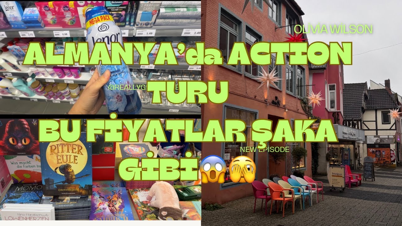 Almanya’da Action turu|Fiyatlara şok oldum|çocuklar için alışveriş|market alışverişi