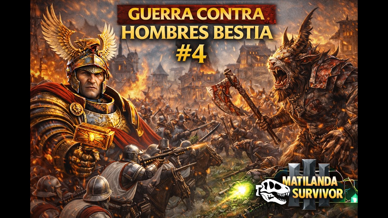 AL BORDE DE LA RUINA 💰🔥 Karl Franz Ataca a los Hombres Bestia | #4 Total War Warhammer 3