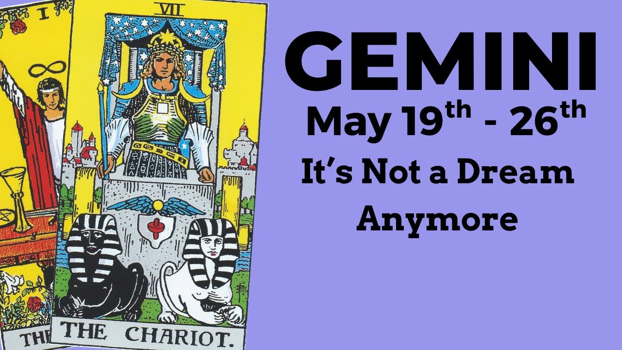 Gemini You’re Stepping Into the Reality of a Dream You’ve Held for So Long! 💜  May 19th – 26th Taro