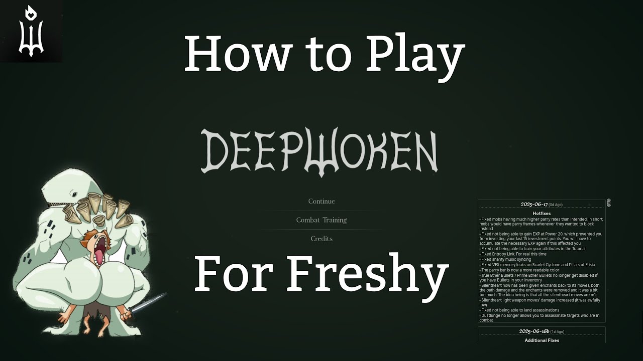 สอนวิธีการเริ่มต้นเล่น Deepwoken แบบละเอียด พร้อมบอกจุดฟาร์มต่างๆ [ Deepwoken ]