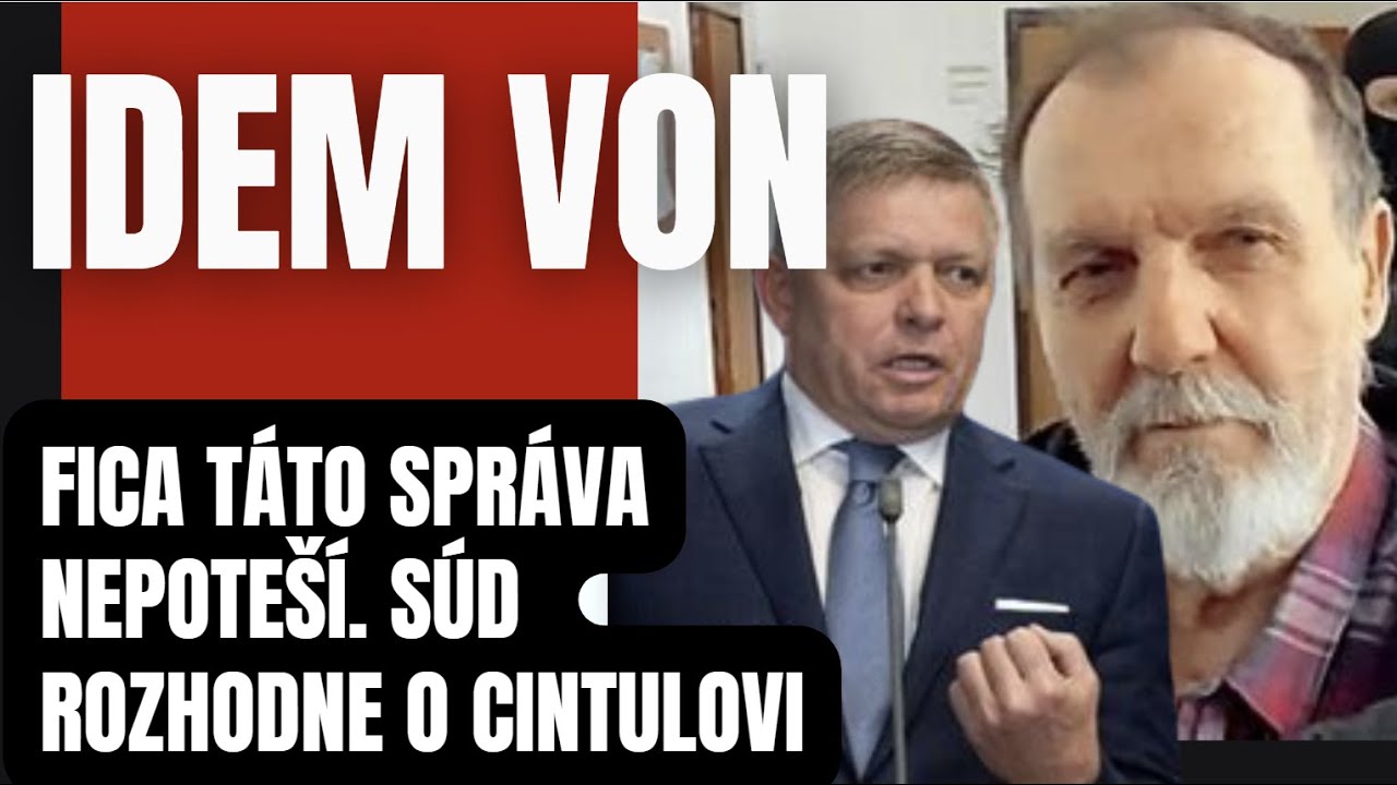Cintula ide z basy von? Idem von priatelia? Fico trpne na v&yacute;sledok