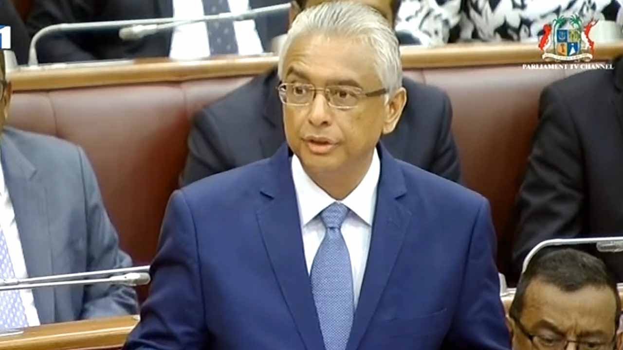 Déclaration de Pravind Jugnauth au Parlement sur les Chagos
