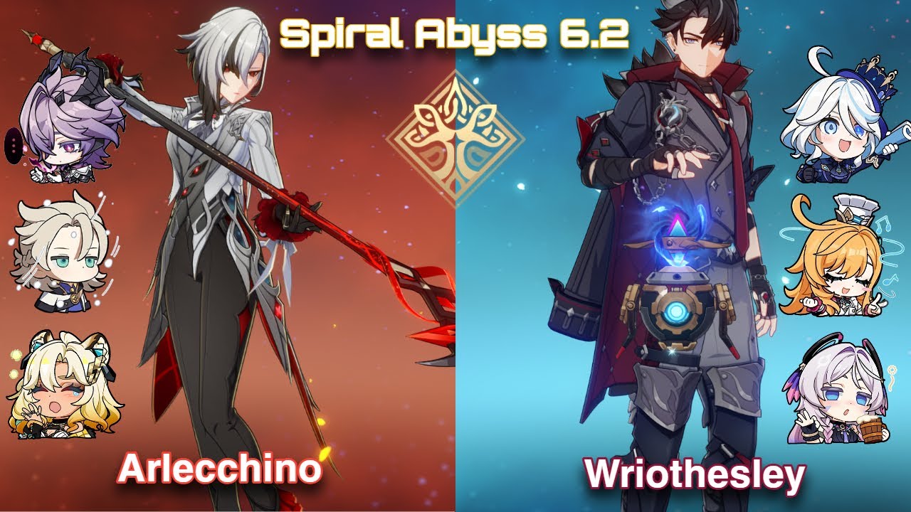 C1 Arlecchino Hexerei & C1 Wriothesley Freeze | Spiral Abyss 6.2 | Genshin Impact