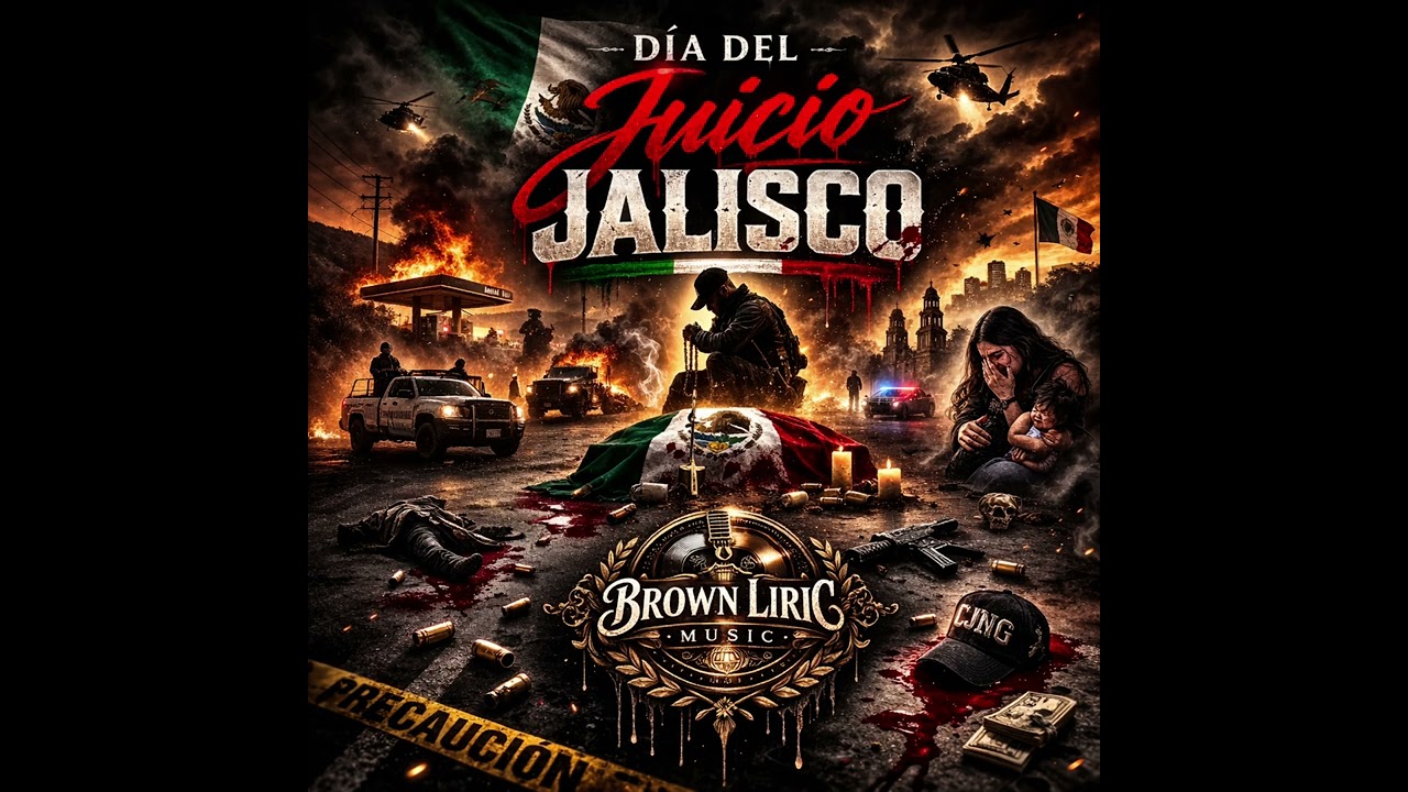 CORRIDO DE JALISCO 🔥🔥(BROWN LIRIC MUSIC)#claudiasheinbaum #mexicanospatriotas #morena  #mexico 