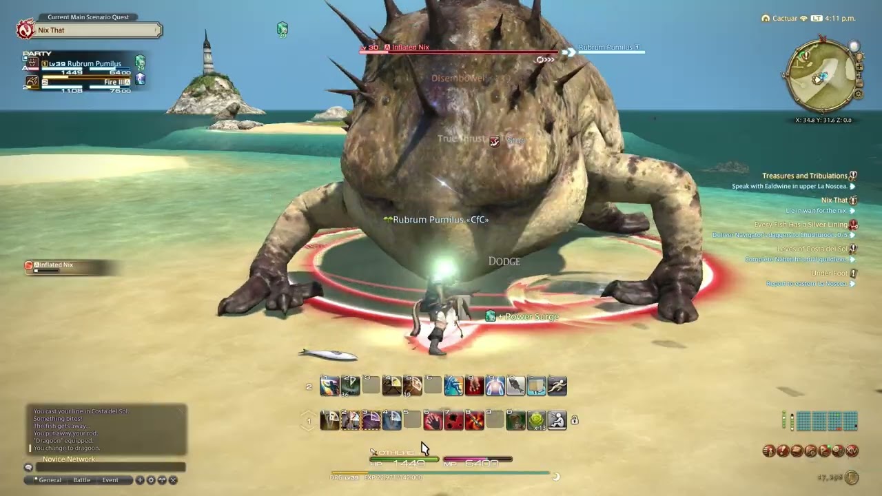 Final Fantasy 14: big dragon