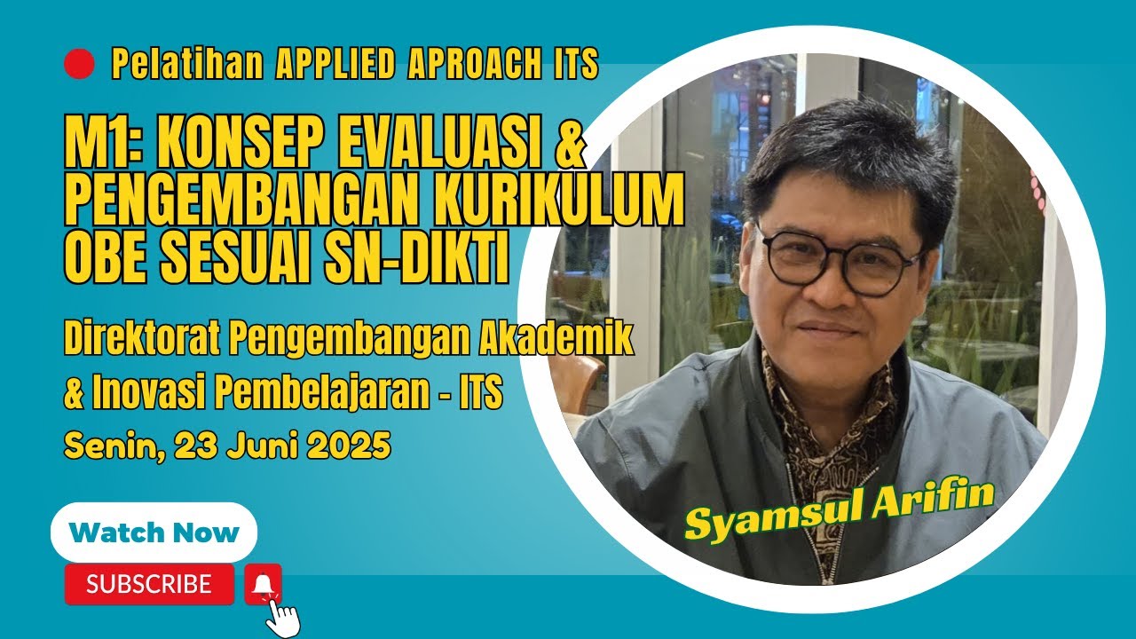 Konsep Evaluasi & Pengembangan Kurikulum OBE || Plt-AA-ITS 2025