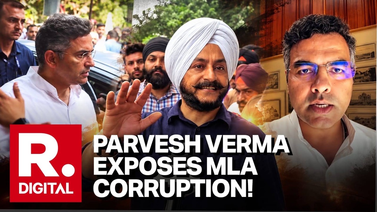 Delhi Minister Parvesh Verma Exposes AAP MLA Jarnail Singh in Vikaspuri Ring Road Dispute