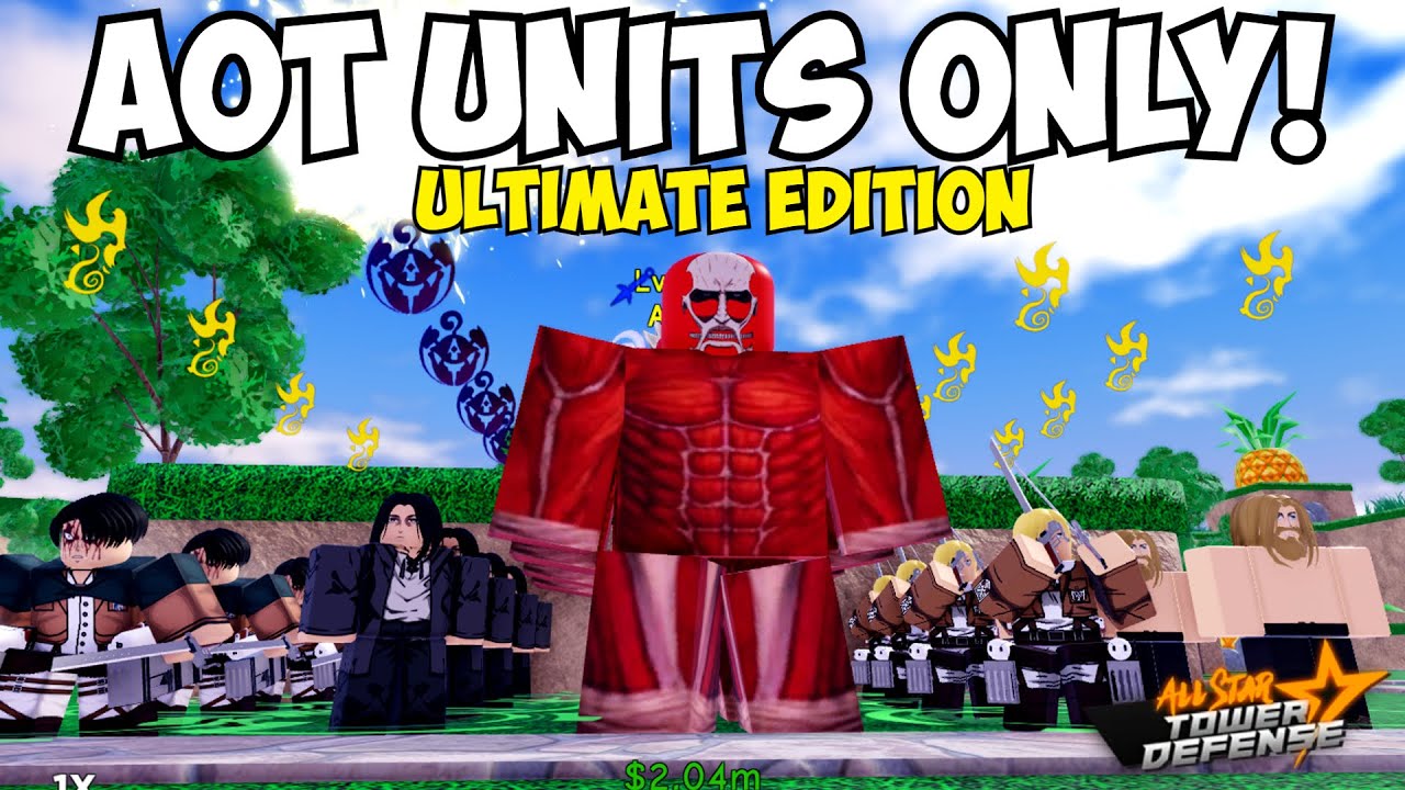 AOT Units Only Vs. Infinite Mode! (ULTIMATE EDITION) | All Star Tower Defense Challenge