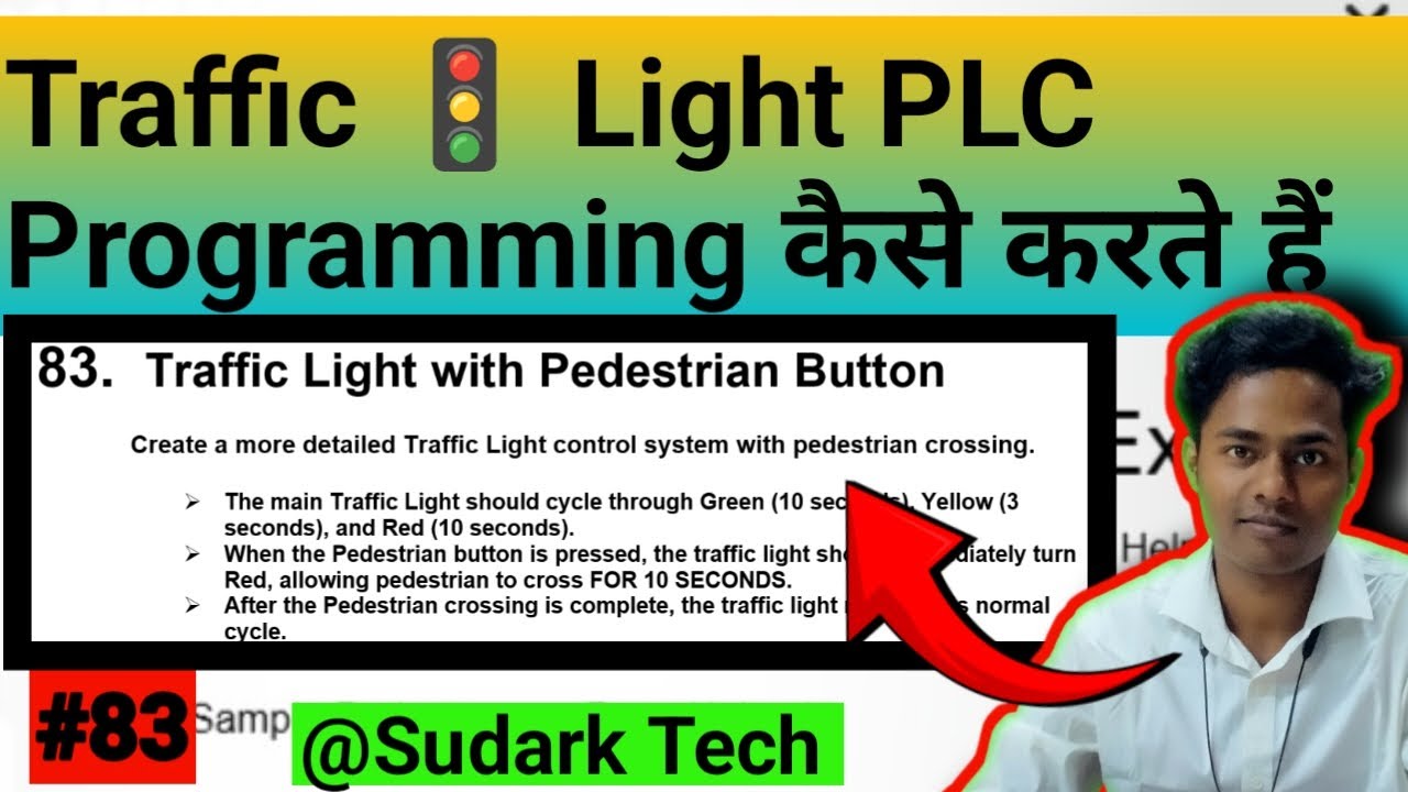 Traffic Light PLC Programming कैसे करते हैं  #plc #trafficlight | Sudark Tech