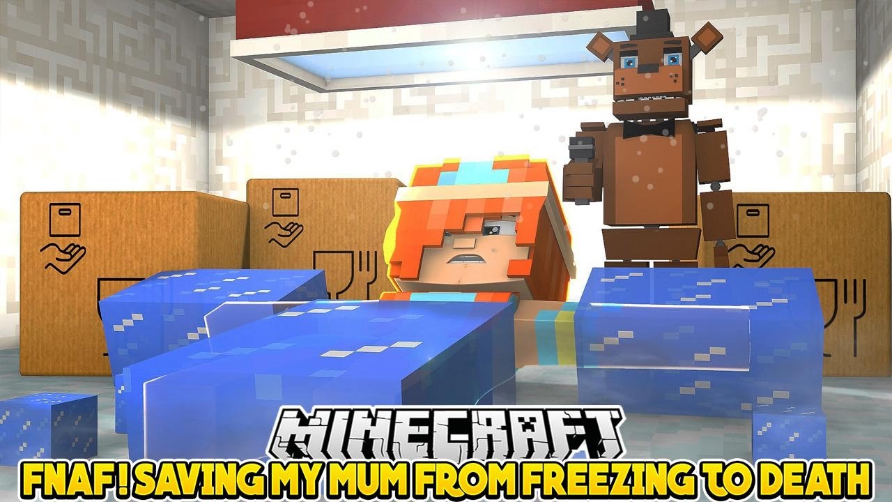 FNAF NIGHT #2 SAVING MY MUM FROM FREEZING TO DEATH IN LITTLE CARLYS CASTLE!! Custom Roleplay