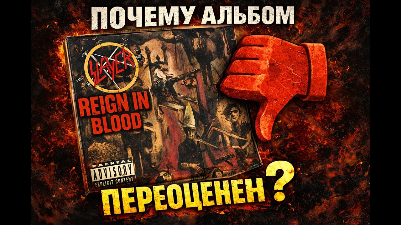 Переоцененный альбом SLAYER - “Reign In Blood”: за что ругают классику трэша?