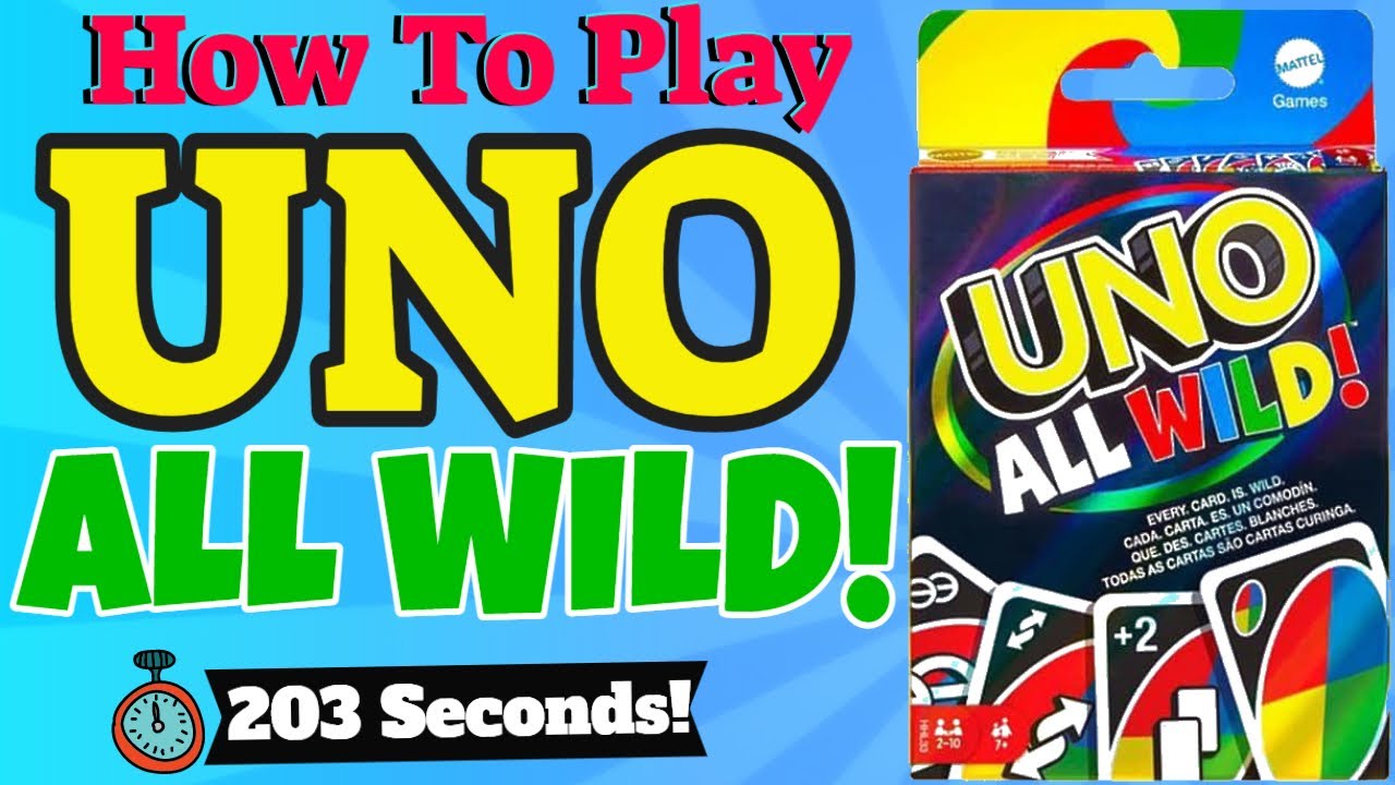 Как играть в Uno All Wild!