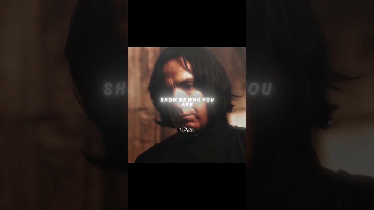 Severus Snape the man with two faces 🐍 #harrypotter #severussnape #slytherin #edit #fyp #alanrickman