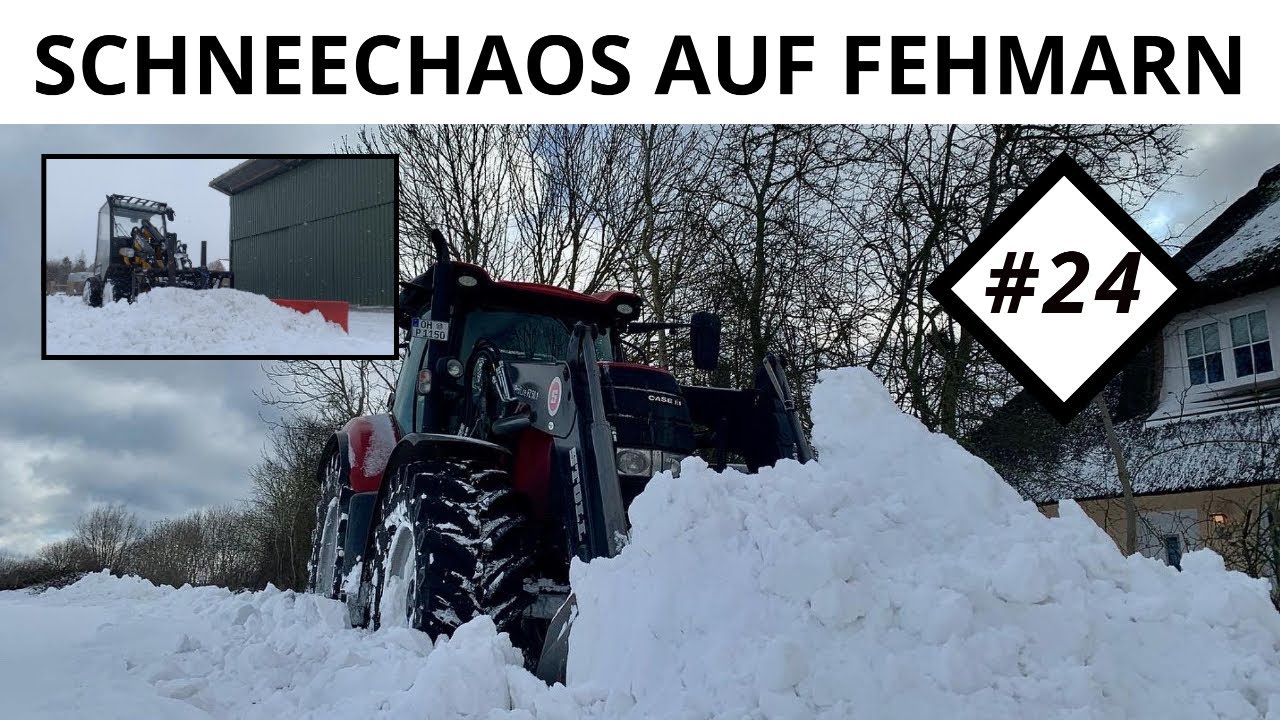 FarmVlog#24| Schneechaos auf Fehmarn | bis zu 2m Schneewehen