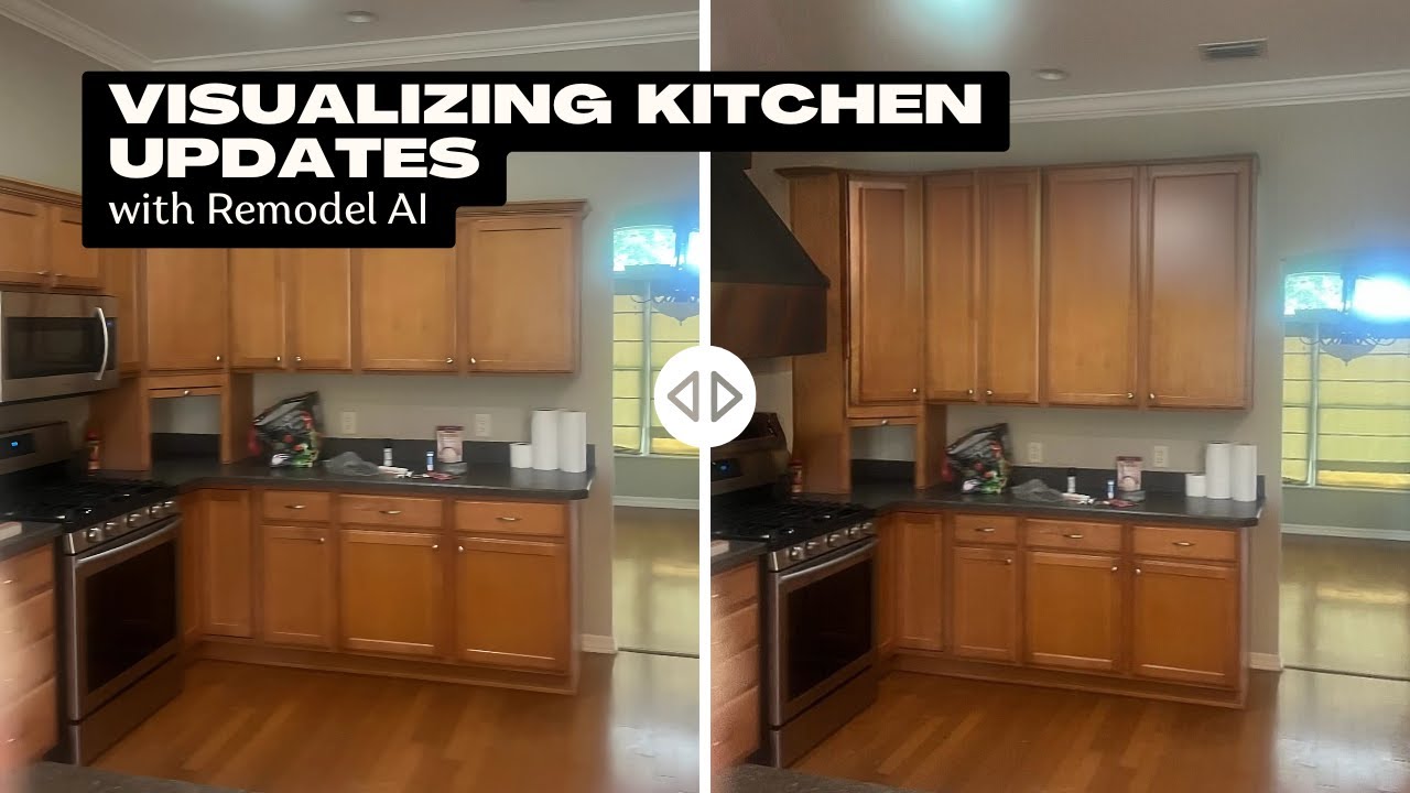 Visualizing Kitchen Updates: Taller Cabinets & Range Hood