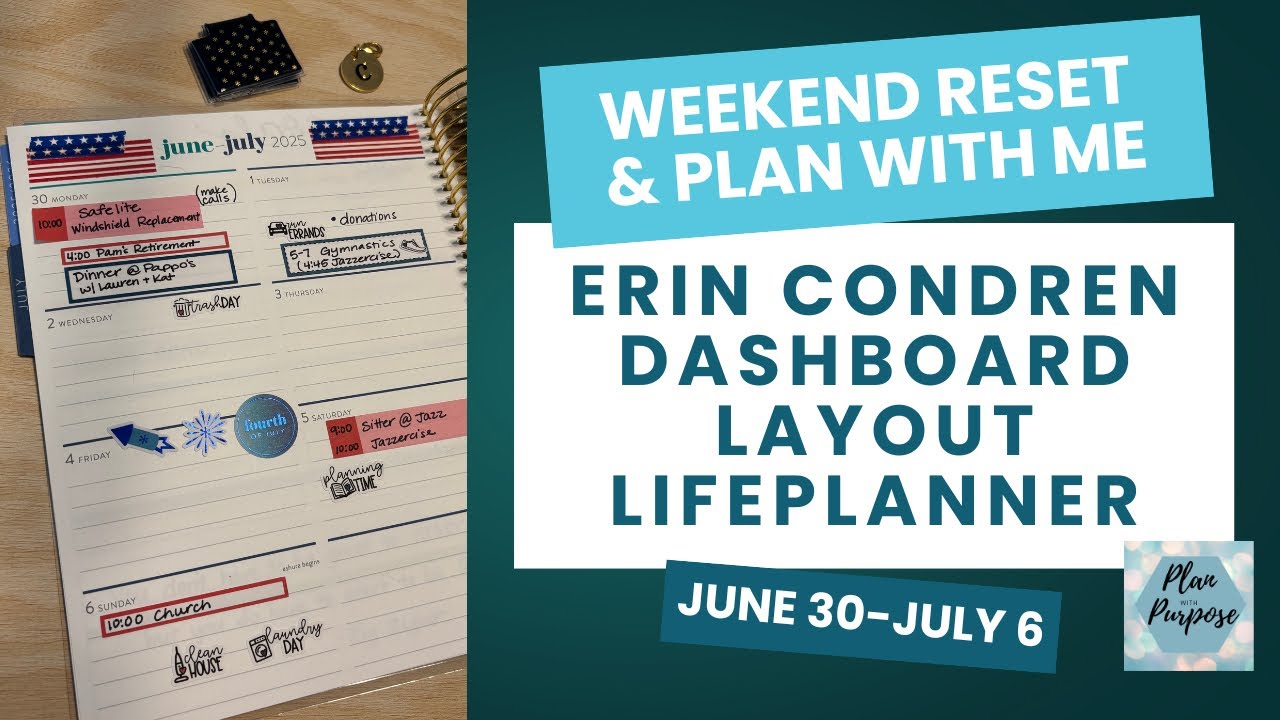 Weekend Reset & Plan With Me: First Week of July!