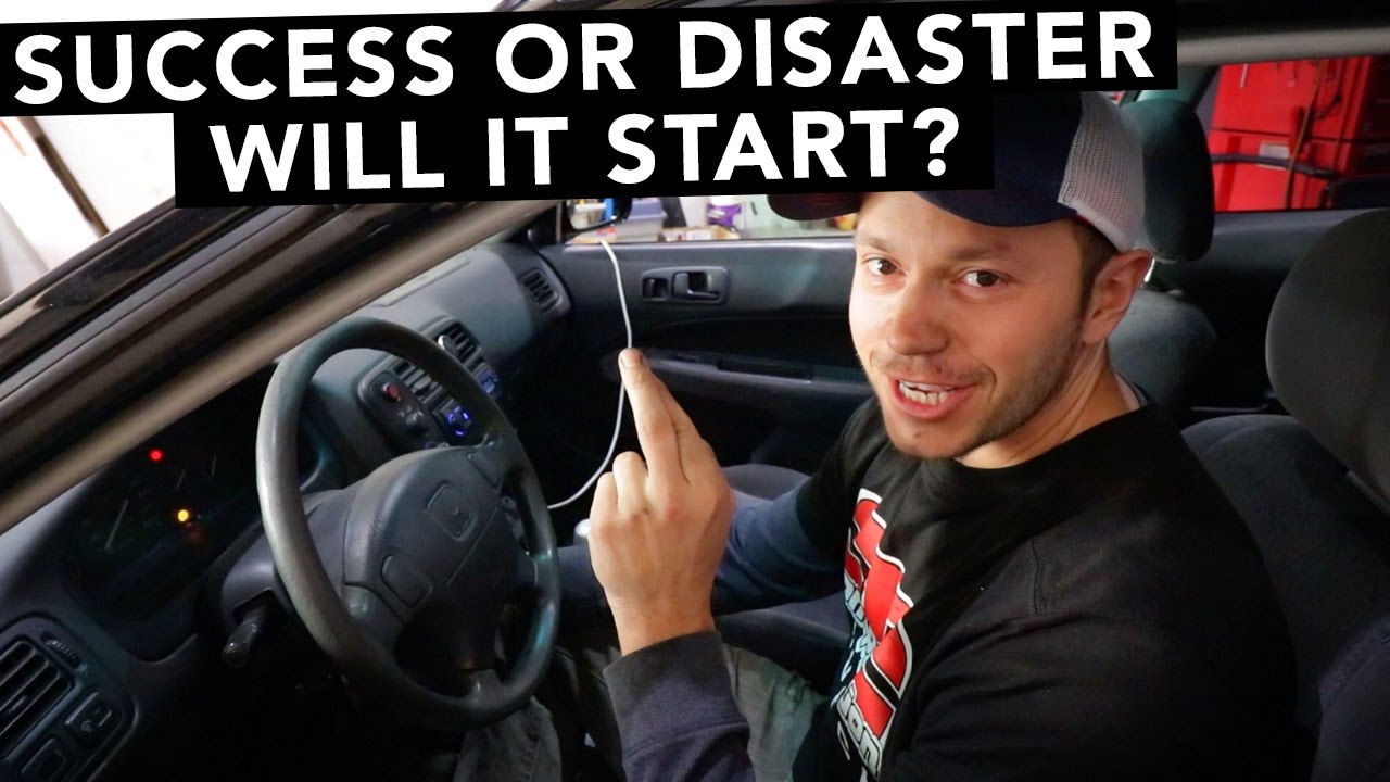 Will the Honda K20 K-Swap Civic Start? - 5 Day Track Build Challenge - EP06