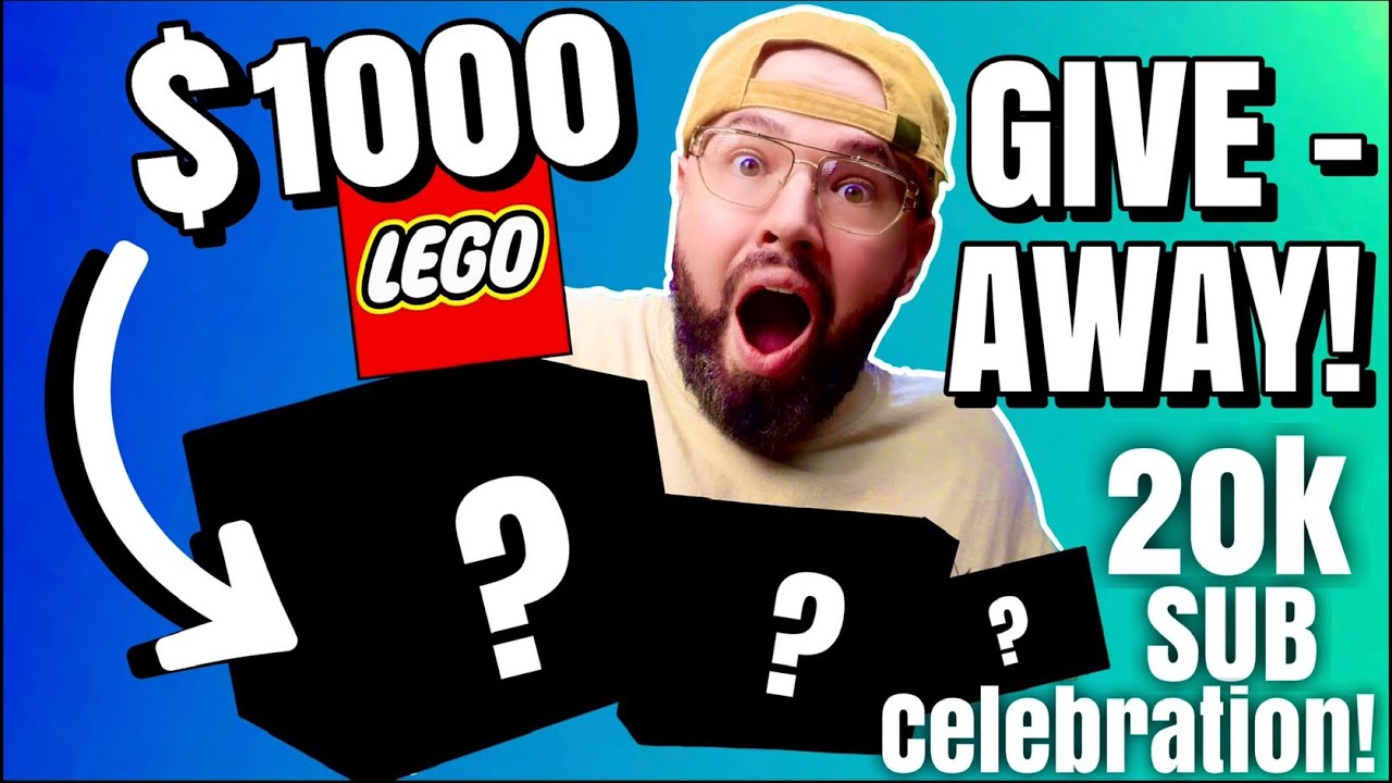 BIGGEST LEGO 2021 GIVEAWAY! $1000 In LEGO Prizes!