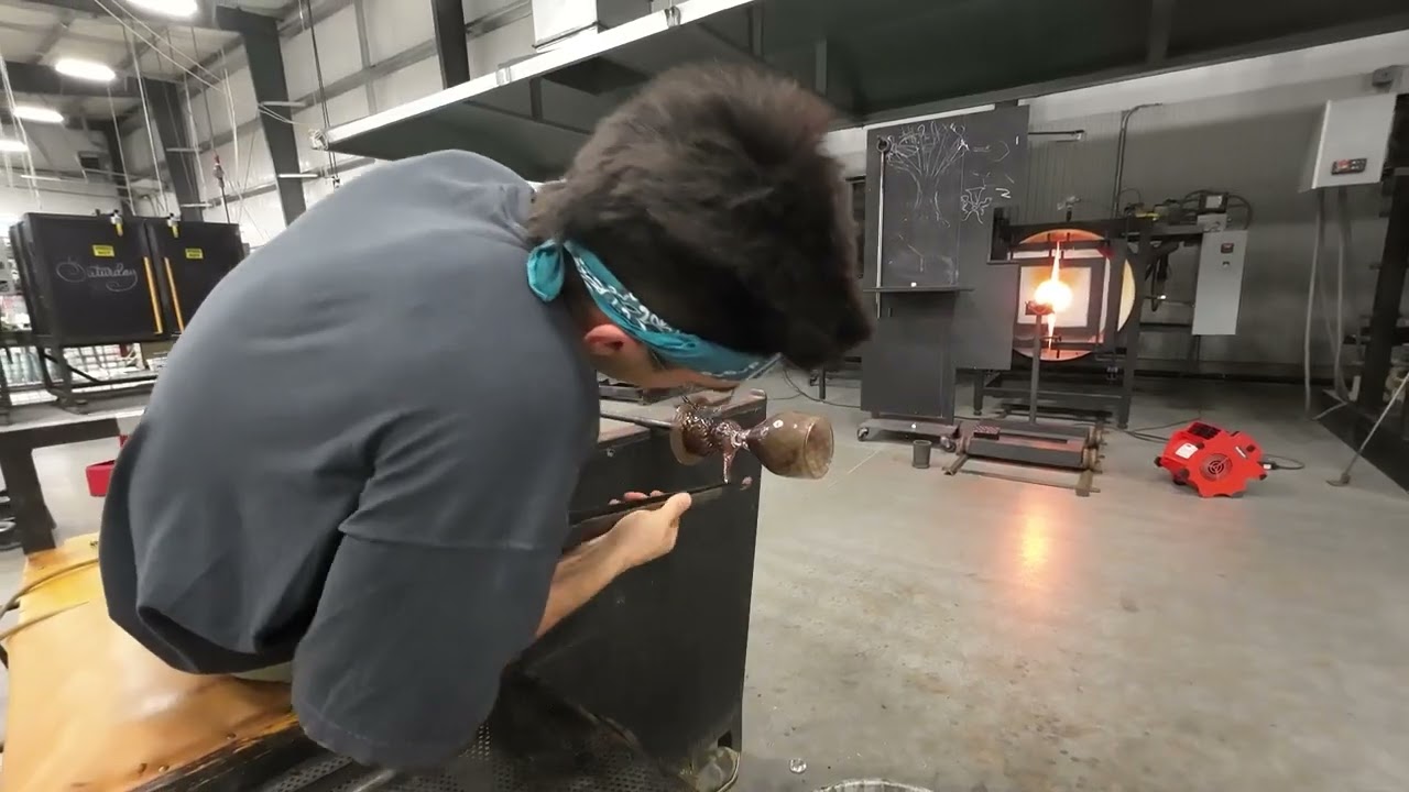 We were in a silly mood - Glassblowing POV