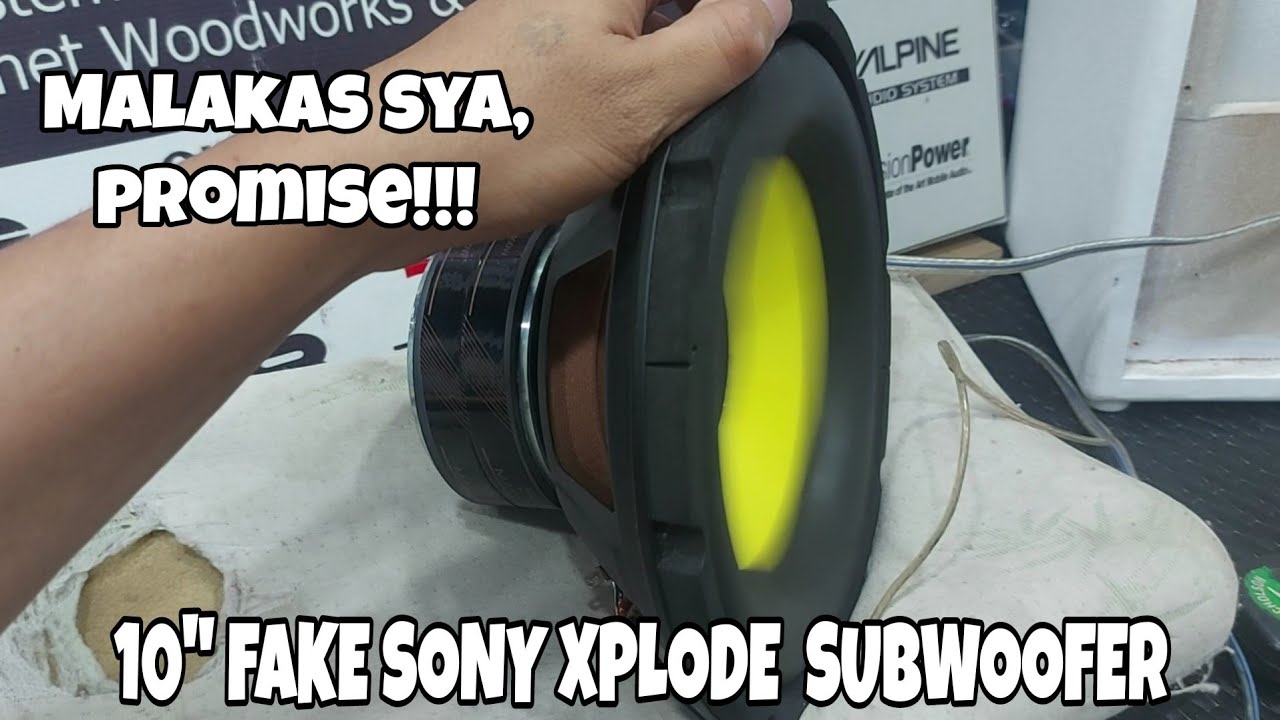 Lakas ng FAKE Sony Xplode 10 Inches Subwoofer