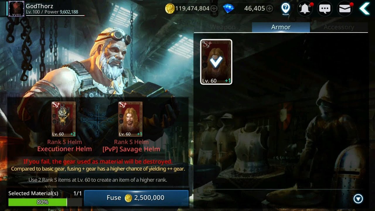 Darkness Rises new update: New S Gear fusion Update and New Events review!