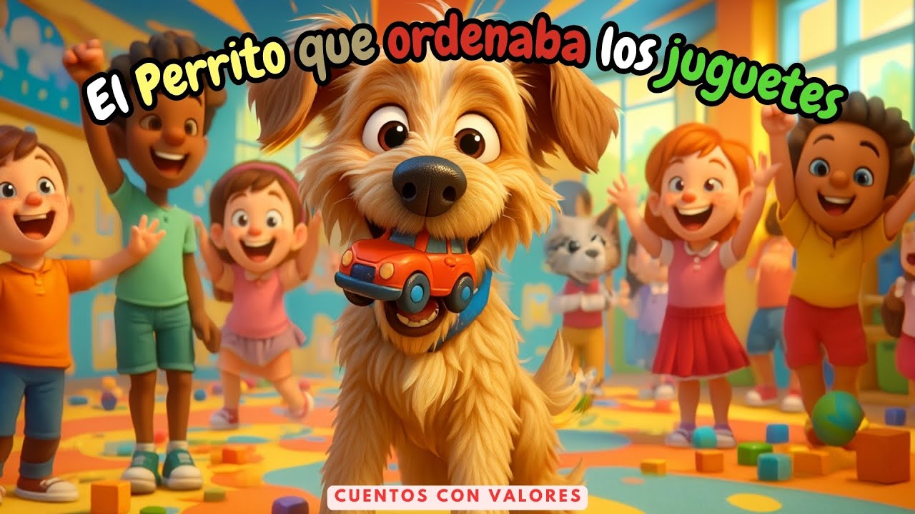 🐶✨ El salón más ordenado gracias a un perrito 🧸💛 | Cuentos infantiles | Cuentos para dormir