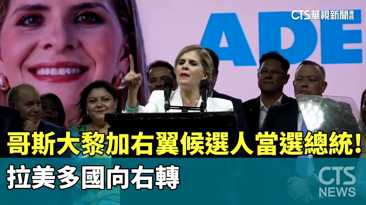 哥斯大黎加右翼候選人當選總統！　拉美多國向右轉｜華視新聞 20260203 @CtsTw