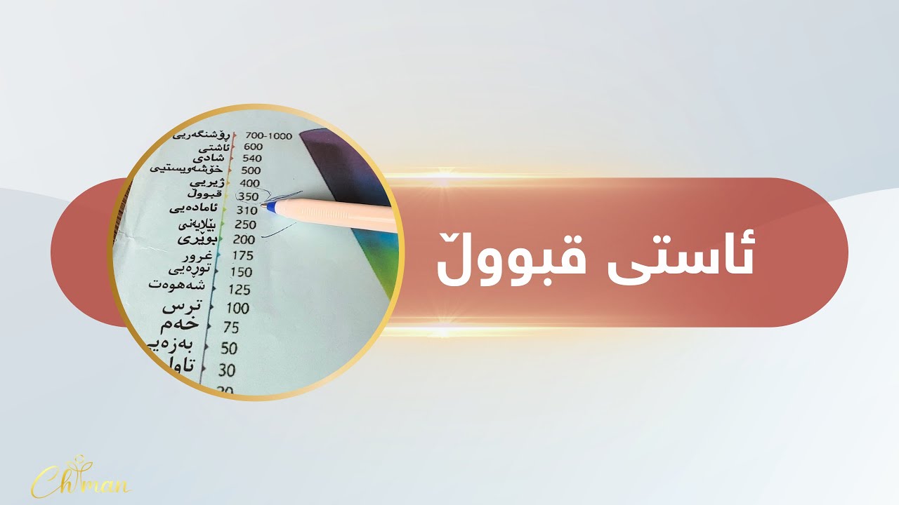 ئاستی ئاگایی قبووڵ ,, زنجیرەی ئاستەكانی ئاگایی🪜