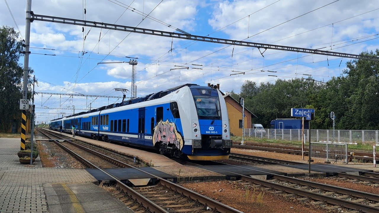 Trains in the Czech Republic August 2025