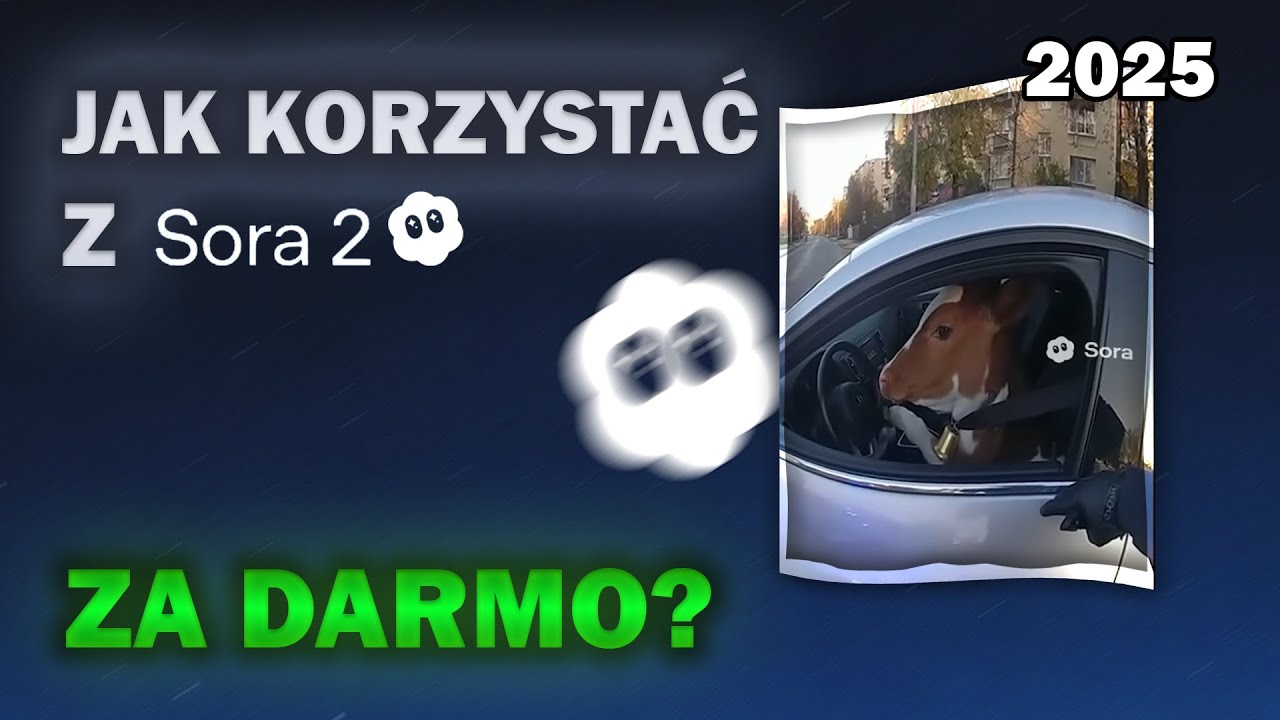 Jak korzystać z SORA 2 w POLSCE | OpenAI Sora 2 PORADNIK (2025)