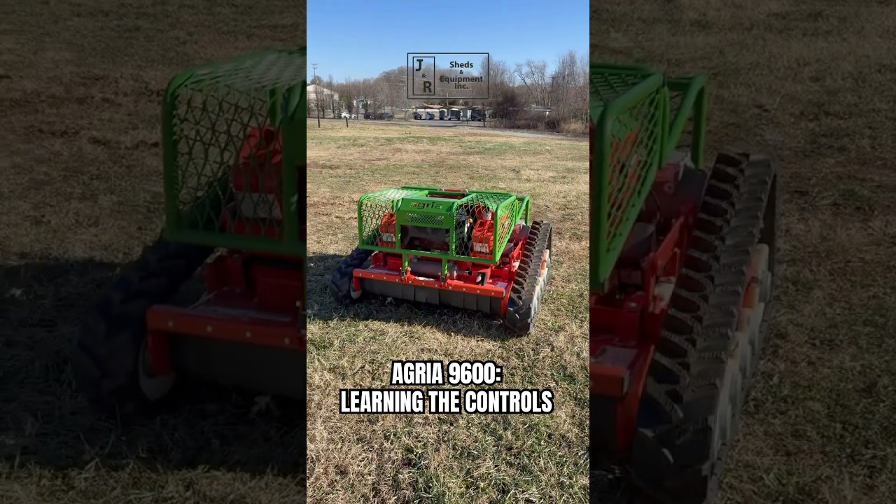 Learning the Controls with the agria 9600 🫡